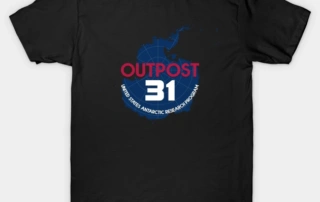 The Thing - Outpost 31 T-Shirt - A Tribute to 80s Horror Classic - The Thing Outpost 31