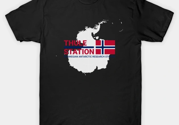 The Thing - Thule Station Badge T-Shirt - The Thing Thule Station 3