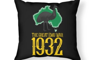 The Great Emu War   Throw Pillow
