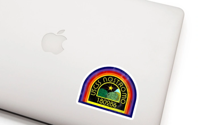 USCSS NOSTROMO   Distressd   Sticker